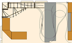 Plan view of test track